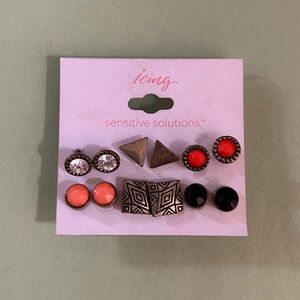 Icing Earrings (6 Pairs)